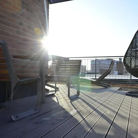 Roof Terrace Old Town Apartments With Private Parking Danzig Exterior foto