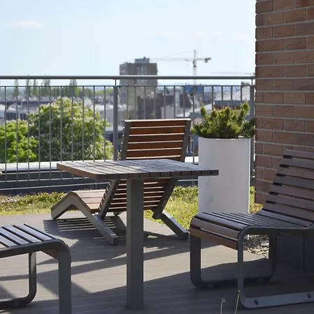 Roof Terrace Old Town Apartments With Private Parking Danzig Exterior foto